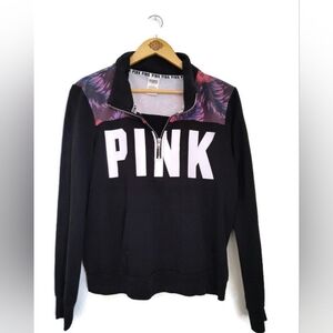 PINK Victoria's Secret Zip Up Athletic Wear Sweat Shirt Size Large